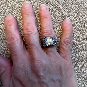 Silpada Cubic Zirconium ring